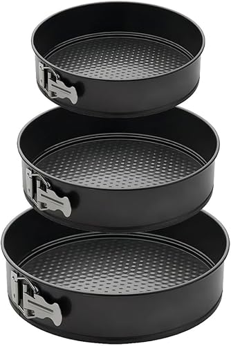 Kit 3 formas de bolo Preto